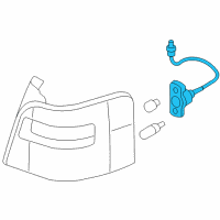 OEM 2006 Ford Freestyle Socket & Wire Diagram - 5F9Z-13410-AA