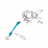 OEM Nissan Rogue Sport Joint Assy-Steering Column, Lower Diagram - 48080-6MA0A