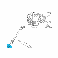 OEM 2021 Nissan Rogue Sport Seal-Lower Cover, Sterring Column Diagram - 48989-4BA1A