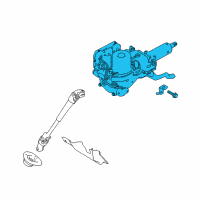 OEM 2022 Nissan Rogue Sport Control Unit & Motor Assembly-Eps Diagram - 48811-6MM2A