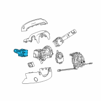 OEM 2013 Cadillac XTS Signal Switch Diagram - 22850675