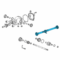 OEM 2017 Cadillac ATS Drive Shaft Diagram - 23279085