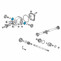 OEM Cadillac ATS Axle Seal Diagram - 22993016