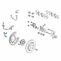 OEM 2016 Acura TLX Sensor Assembly, Rear Diagram - 57470-TZ3-A51