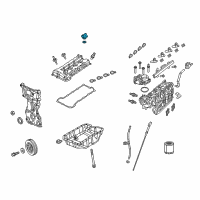 OEM 2014 Dodge Dart Cap-Oil Filler Diagram - 5047594AA