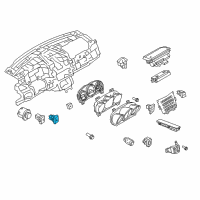 OEM 2012 Lincoln MKT Tail Gate Switch Diagram - AE9Z-74432A38-AA