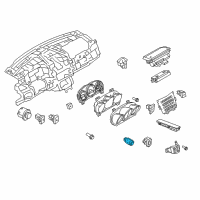 OEM 2016 Lincoln MKS Power Switch Diagram - DA5Z-10B776-AA