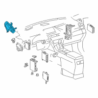 OEM 2015 Lexus RX450h Computer Assembly, Power Diagram - 89650-0E160