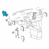 OEM 2014 Lexus RX450h Computer Assembly, Power Diagram - 89650-0E160