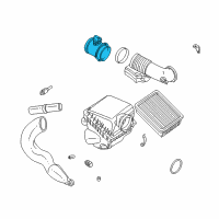 OEM 2001 BMW 740i Mass Air Flow Sensor Diagram - 13-62-1-433-567