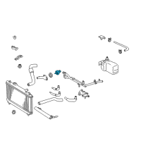OEM 1999 Toyota RAV4 Thermostat Diagram - 90916-03090