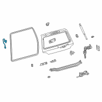 OEM 2007 Toyota Land Cruiser Lock Switch Diagram - 84903-60040