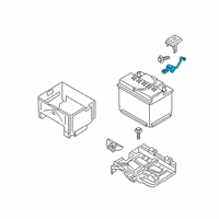 OEM 2021 Hyundai Kona Battery Sensor Assembly Diagram - 37180-J9500