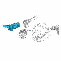 OEM Toyota Sienna Signal Switch Diagram - 84140-08091