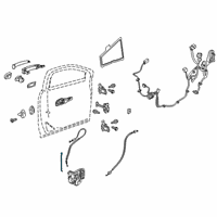 OEM 2021 Chevrolet Blazer Lock Rod Diagram - 84552895