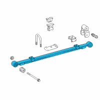 OEM 2008 Dodge Sprinter 3500 Spring-Rear Diagram - 68013785AA