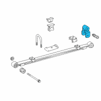 OEM 2009 Dodge Sprinter 2500 SHACKLE-Spring Diagram - 5118655AA