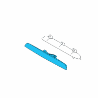 OEM 2011 Kia Sorento Lamp Assembly-High Mounted Stop Diagram - 927502P000