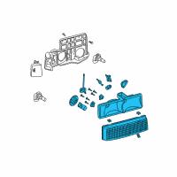 OEM GMC Safari Composite Assembly Diagram - 16524092