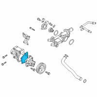 OEM 2018 Kia Sportage Gasket-Water Pump Diagram - 251242GTA0