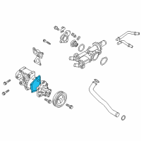 OEM 2022 Hyundai Santa Fe Gasket-Water Pump Diagram - 25124-2GTA0