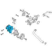 OEM Kia Cover-Water Pump Diagram - 251252GTA0