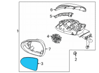 OEM 2021 Kia K5 Outside Rear G/Holder Assembly Diagram - 87611L3020