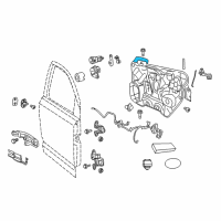 OEM 2011 Dodge Journey Handle-Door Interior Diagram - 68103386AA