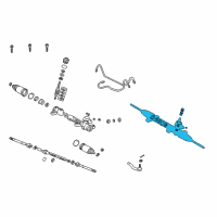 OEM 2003 Toyota Celica Steering Gear Seal Kit Diagram - 04445-20261