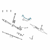 OEM 2002 Toyota Celica Pressure Tube Diagram - 44418-20370