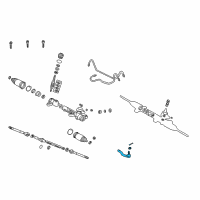 OEM 2004 Toyota Celica Outer Tie Rod Diagram - 45047-49015