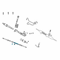 OEM 2002 Toyota Celica Power Steering Rack Sub-Assembly Diagram - 44204-20400