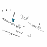 OEM Toyota Celica Valve Sub-Assy, Power Steering Control Diagram - 44201-20470