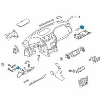 OEM 2022 Infiniti QX80 Housing Assy-Glove Box Lamp Diagram - 26479-AA000
