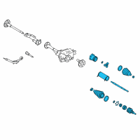 OEM 2005 Cadillac Escalade EXT Front Wheel Drive Shaft Assembly Diagram - 20875738