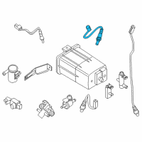 OEM 2015 Nissan Frontier Air Fuel Ratio Sensor Diagram - 22693-9HP0A