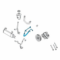 OEM 2019 Ford F-250 Super Duty Pressure Hose Diagram - JC3Z-3A719-A