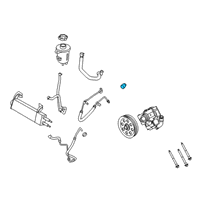 OEM Ford Pressure Tube Seal Kit Diagram - BC3Z-3F887-A