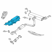 OEM Dodge Shield-Floor Pan Diagram - 68086787AE