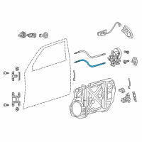 OEM 2018 Dodge Charger Cable-Outside Handle Diagram - 68359599AC