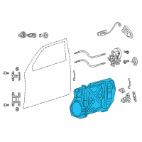 OEM 2016 Dodge Charger Panel-Carrier Plate Diagram - 68103997AC