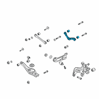 OEM 2019 Hyundai Veloster N Arm Complete-Trailing, RH Diagram - 55101-F2BA0