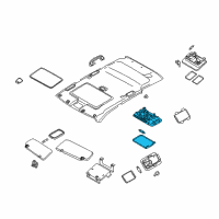 OEM 2012 Nissan Rogue Lamp Assembly-Room Diagram - 26410-CC20D