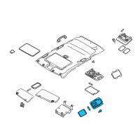 OEM 2003 Nissan Murano Lamp Assy-Personal Diagram - 26460-CQ100