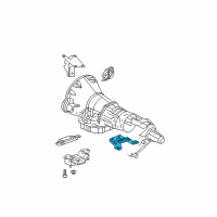 OEM 2004 Dodge Ram 2500 Bracket-Transmission Mount Diagram - 52021105AA