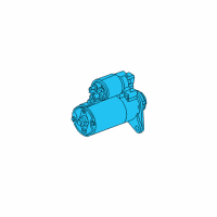 OEM Chrysler PT Cruiser Engine Starter Diagram - 5033067AB