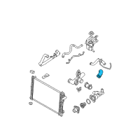 OEM 2001 Ford Escape Upper Hose Diagram - 6E5Z-8A577-A