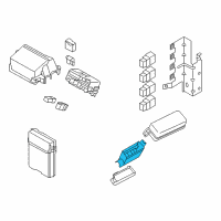 OEM Nissan Versa Frame-Relay Box Diagram - 24384-1HK0A