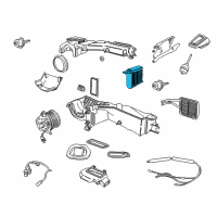 OEM 2006 Jeep Wrangler EVAPORATOR-Air Conditioning Diagram - 5073178AA