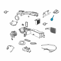 OEM Jeep Wrangler Air Door Actuator Hvac Blend Control Actuator Replacement Diagram - 5013741AA